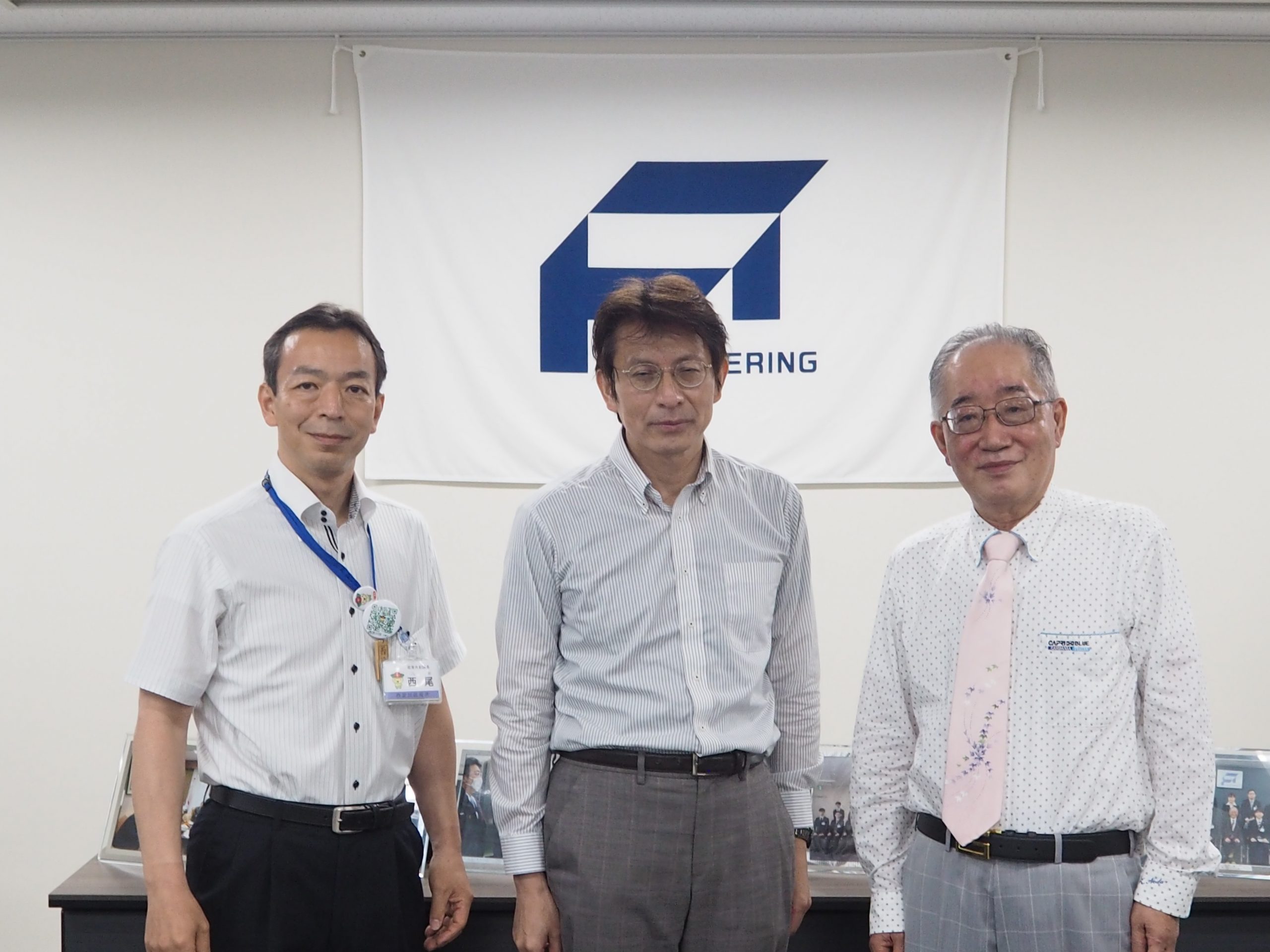 大阪市西淀川区長が来社、まちづくり意見交換会が行われました