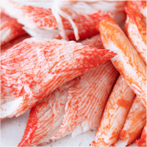 Packed crab stick